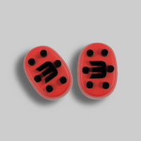 MATTE RED EXTREME SPARKS ELBOW SLIDERS X-1