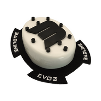 WHITE SPARKS KNEE SLIDERS CURVED EVO-3