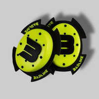 SLIDERS PER GINOCCHIO SPARKS GIALLO FLUO OPACO EVO-2 | EDIZIONE ESCLUSIVA