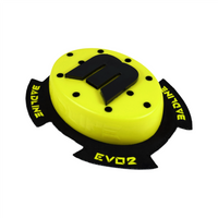 MATTE FLUO YELLOW SPARKS KNEE SLIDERS EVO-2